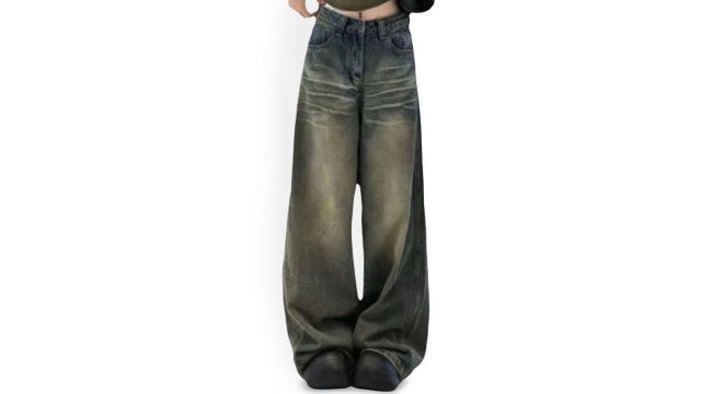 StyleCast Women Mid-Rise Baggy Cotton Jeans