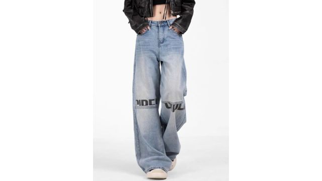 StyleCast Women Printed Mid-Rise Heavy Fade Cotton Jeans