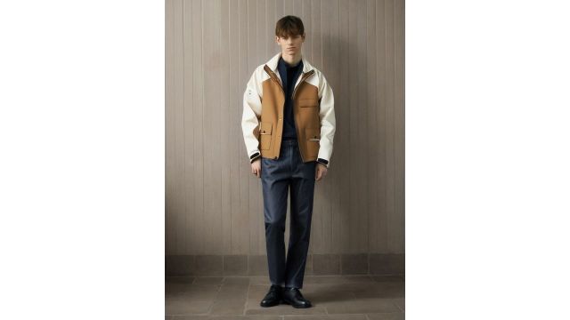 StyleCast x Revolte Men Hooded Colourblocked Casual Bomber Jacket