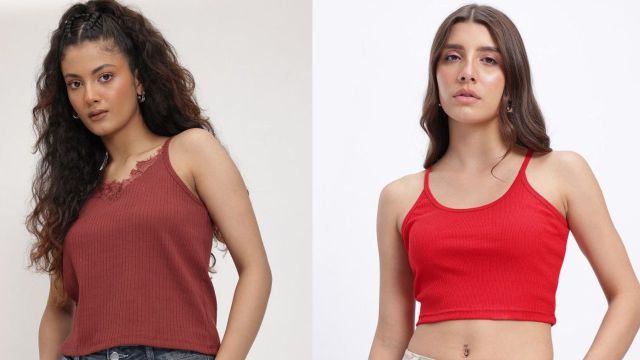 Top Cami and Ribbed Crop Tops to consider