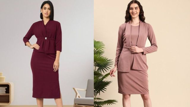 Top sheath dress & shrug looks to consider