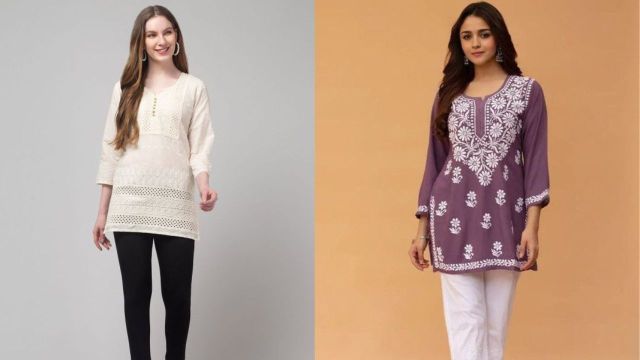 Top under-₹499 chikankari kurtis to consider