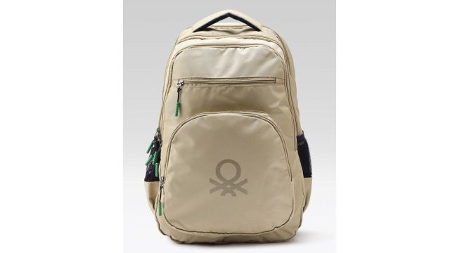 United Colors of Benetton Unisex Brand Logo Printed Backpack