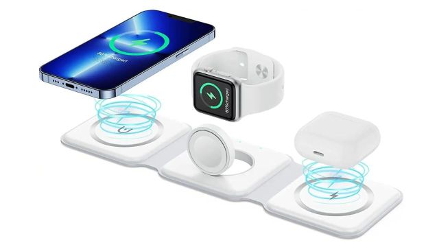 VCharge 3 IN 1 Magnatic 3 Fold