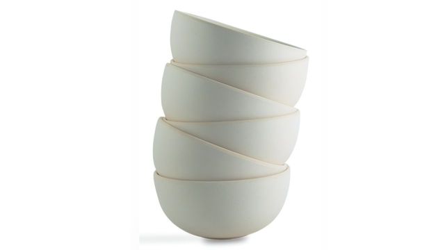 WAABI – SAABI Off White Bamboo Fibre Serving Bowls