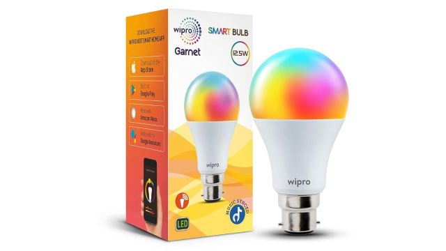 Wipro B22 12.5W Wi-Fi Smart LED Bulb
