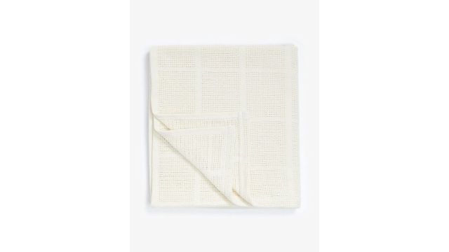 mothercare Cream-Coloured 500 GSM Blanket