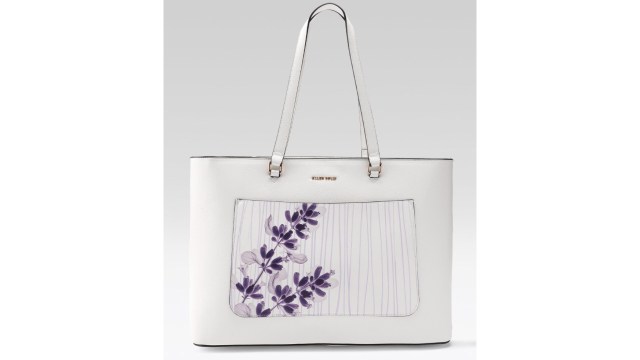 Allen SollyFloral Print Shoulder Bag with Laptop Sleeves - Up to 15.5 inch