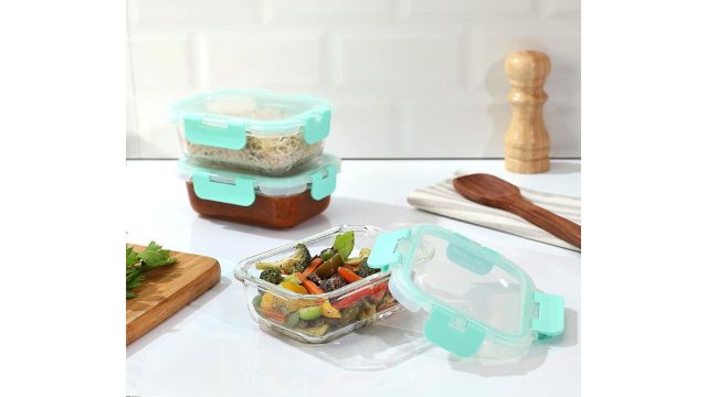 Amazon Brand - Solimo Multipurpose Glass Containers