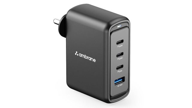 Ambrane 100W GaN Charger: Fast Charging Adapter