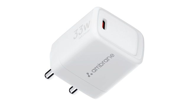 Ambrane 33W GaN Fast Charger Adapter