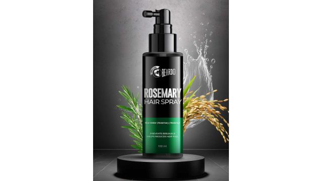 BEARDO Rosemary Hair Spray with Rice Water & Redensyl