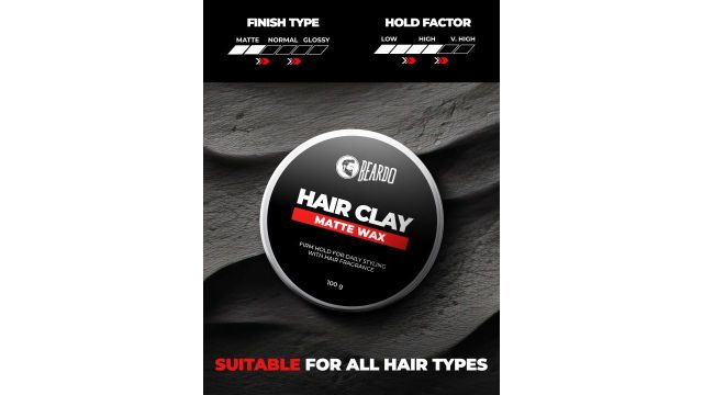 BEARDO’s Strong Hold Hair Clay Wax