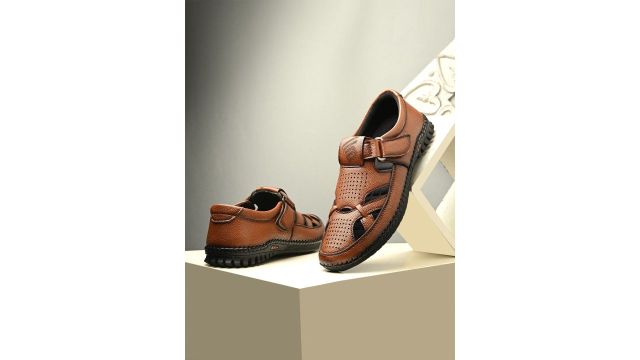 BUCIK Men Comfort Sandals (tan)