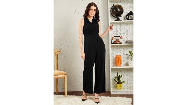 Berrylush BIZwearSleeveless Basic Jumpsuit