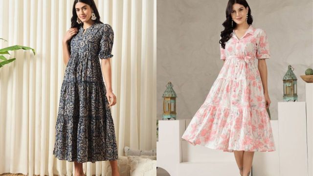 Best Pure Cotton Midi Dresses Deals for Women
