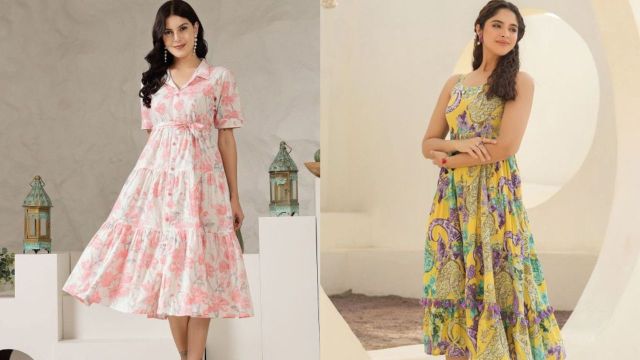 Best Pure Cotton Printed Midi Dresses to consider