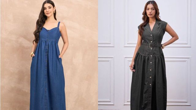 Best denim maxi dresses to check out