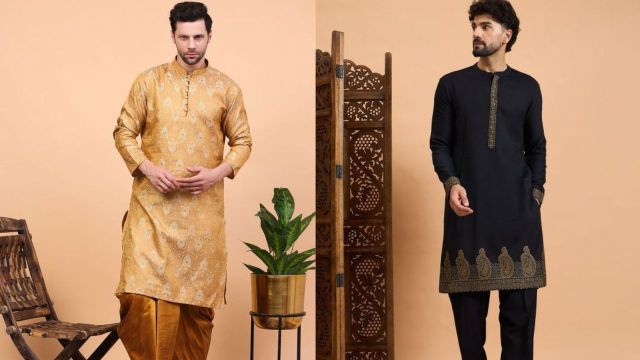 Best mandarin collar kurta pajamas to check out