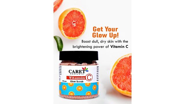 CARET ORGANIC De-Tan Face Pack & Vitamin C Glow Scrub