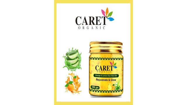CARET ORGANIC Orange & Lemon Gel, Cream & Hair Oil