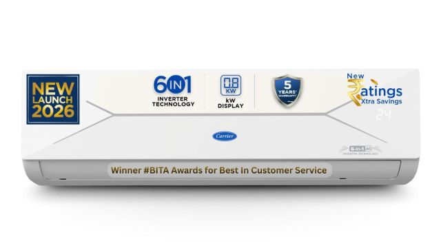 Carrier 1.5 Ton 5 Star Flexicool Inverter Split AC 