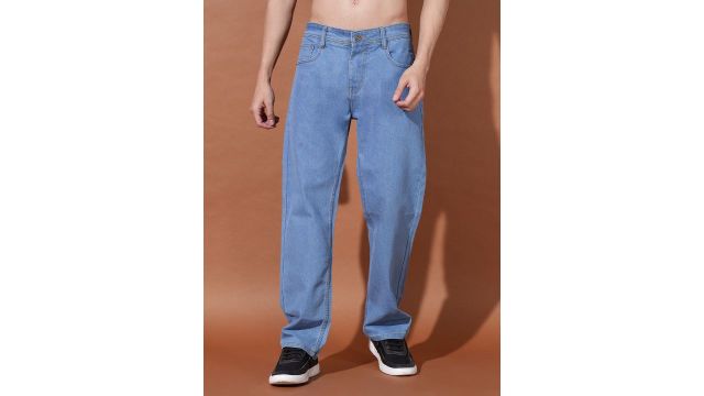 DENIMLOOK Men Loose Fit Denim Baggy Jeans