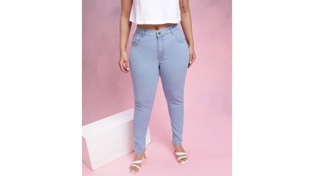 DressBerry CurvePlus Size Women Skinny Fit Stretchable Jeans