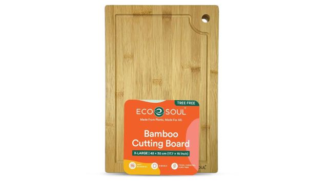 ECO SOUL Extra Large Bamboo Cutting Board
