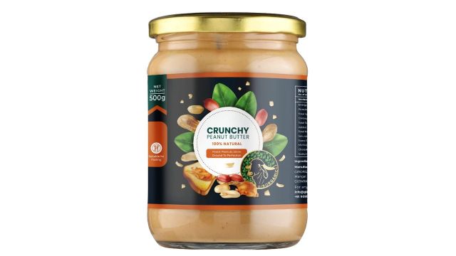 GIRORGANIC Premium Natural Crunchy Peanut Butter