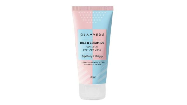Glamveda Korean Glass Skin Rice & Ceramide Peel Off Mask