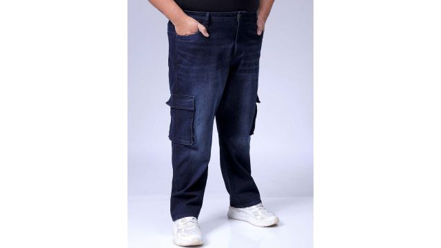 HARDSODA Men Plus Size Baggy Jeans