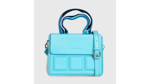 HAUTE SAUCELeather Structured Sling Bag with Tasselled