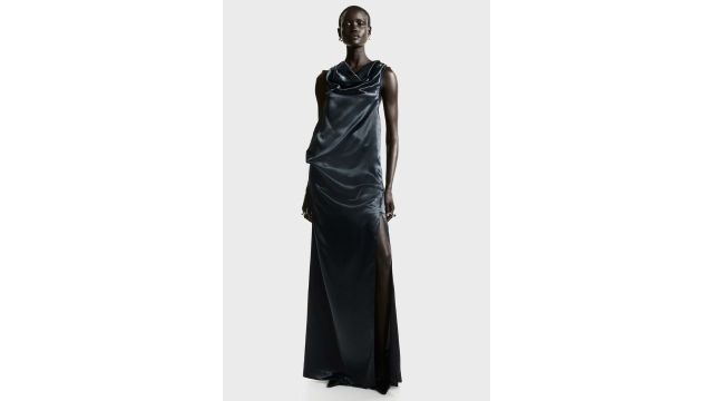 H&M EDITION Halterneck Satin Dress (Art. No. 1317612001)