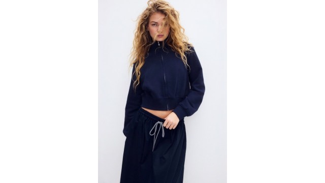 H&MCropped Zip-Through Sweatshirt