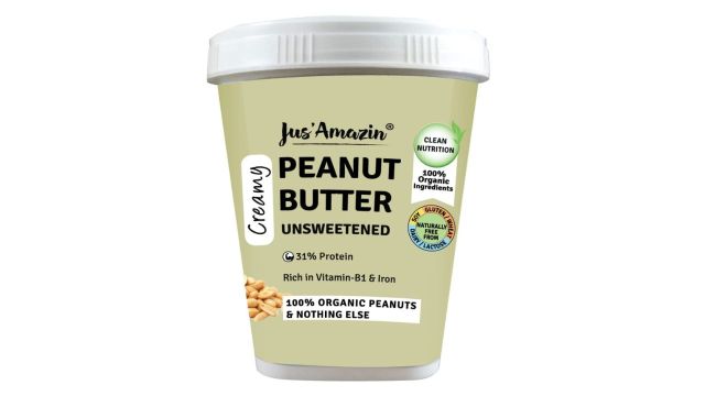 Jus' Amazin Creamy Organic Peanut Butter