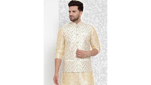 KRAFT INDIAMen Embroidered Nehru Jackets