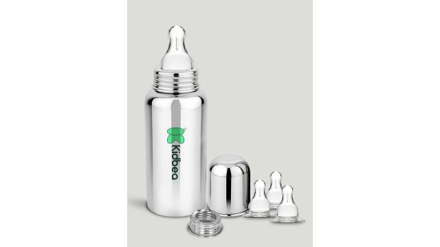 Kidbea Infants Stainless Steel PBA Proof Feeding Bottles