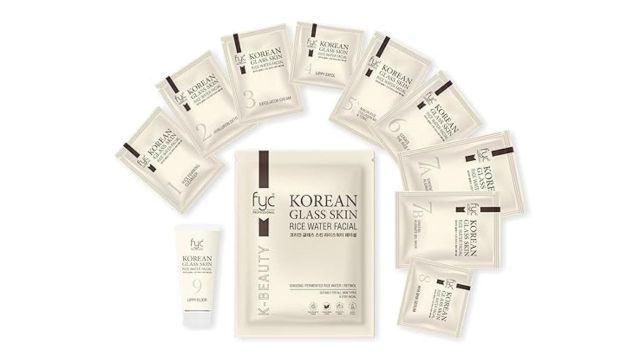 Korean Glass Skin Rice Water Facial Kit