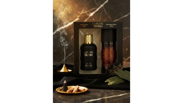 La French Unisex Perfume Gift Set with Luxure Oudh Perfume 100ml & Deodorant 150ml