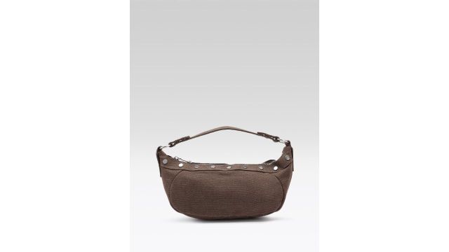 MANGO Handheld Baguette Bag (brown)