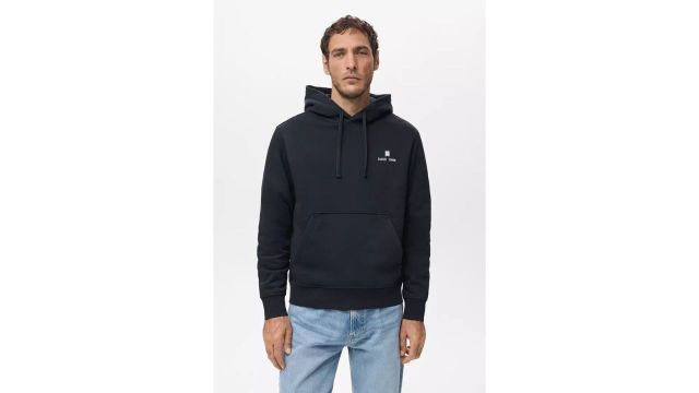MANGO Man Graphic Hooded Sweatshirt