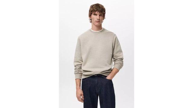 MANGO Man Regular-Fit Sweatshirt (Crewneck)