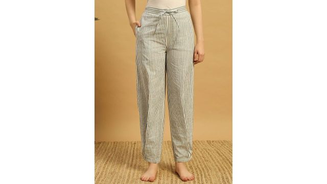 MBeautiful Striped Organic Cotton Pants