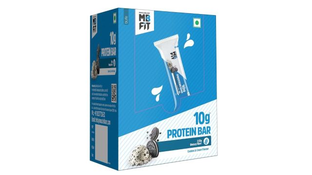 MuscleBlaze 10g Protein Bar (Cookies & Cream)