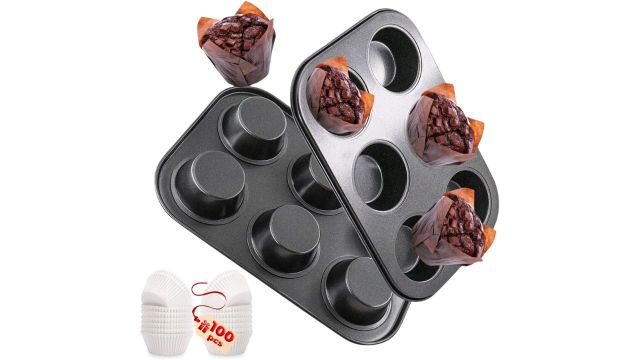 PureBake Muffin Tray with 100 Liners