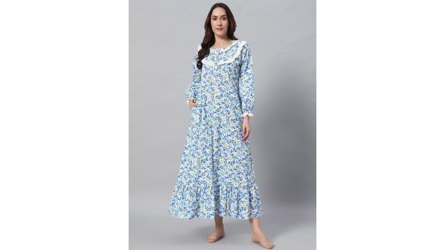 SEPHANI Printed Maxi Nightdress