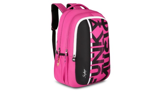 SkybagsKids Flow Typography Printed Backpack