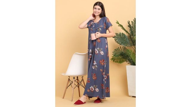 Sweet Dreams Printed Maxi Nightdress