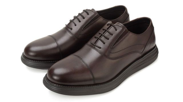 THOMAS CRICK Men Genuine Leather Formal Oxfords